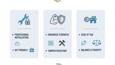 Essential Tips for Choosing the Right Hook Deadbolts?