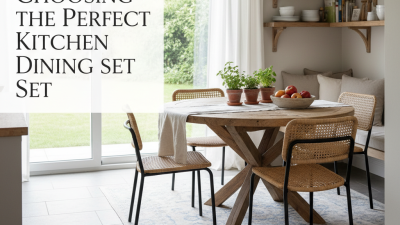 Top Tips for Choosing the Perfect Kitchen Dining Set?