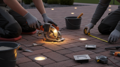 How to Install Driveway Recessed Paver Lights Effectively?