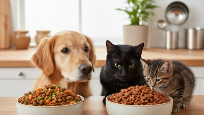 What is the difference between dog food and cat food?
