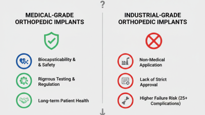Top 5 Differences Between Medical Grade and Industrial Grade Orthopedic Implants?