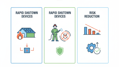 How does a rapid shutdown device enhance solar safety measures?