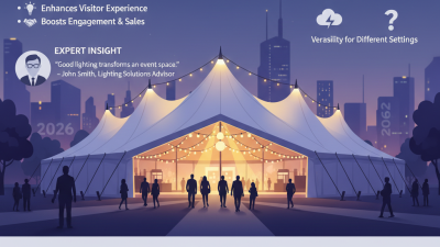 Best Outdoor Event Tent Lights for Canton Fair 2026?
