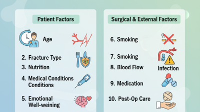 Top 10 Factors That Affect Bone Healing Time After Surgery