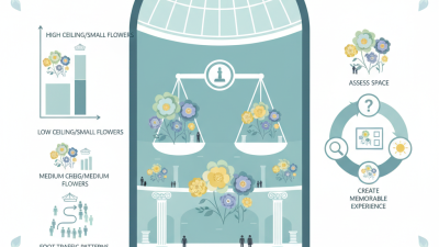 How to choose the best size paper flowers for mall atrium?