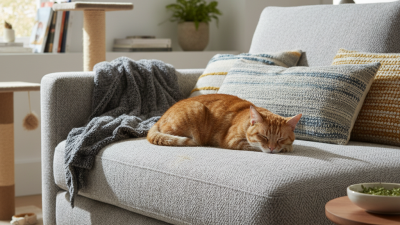 How to Choose the Best Sofa Fabric for Cat Owners?
