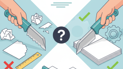 Why Choose the Right Paper Cutter Knife for Your Needs?