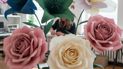 Best Paper Types for Making Large Standing Flowers?