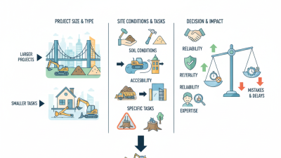 Top Tips for Choosing Excavating Equipment for Construction?