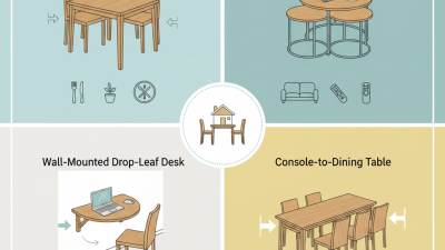 Best Table Styles for Small Spaces That Save Space?