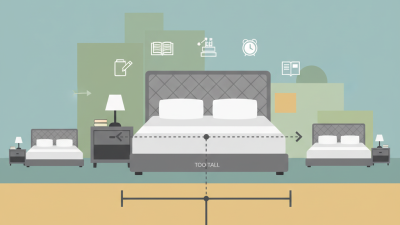 What is the standard height for a bedside table in inches?