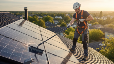 5 Best Ways to Safely Clean Solar Panels on High Roofs?