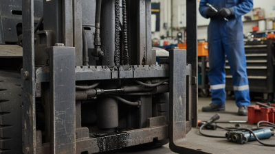 How to Fix a Forklift Mast Leaking Hydraulic Oil?