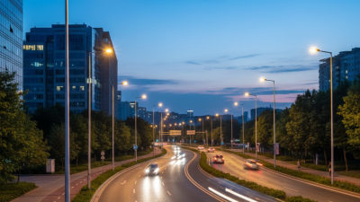 How to calculate spacing for street light poles effectively?