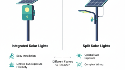 China Top 10 Differences Between Integrated and Split Solar Lights?