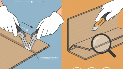 How to Effectively Cut Thick Corrugated Board with V-Cut Tool?