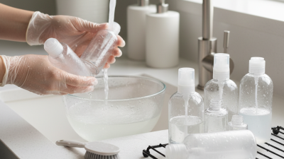 How to Clean and Sanitize Plastic Cosmetic Bottles for Refills?