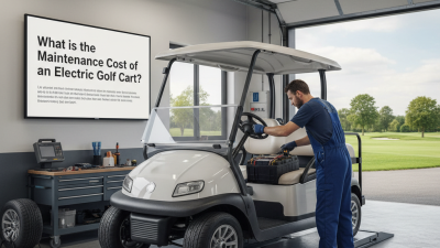What is the Maintenance Cost of an Electric Golf Cart?