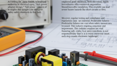 How to Ensure Safe Power Transmission in Adapter Applications?