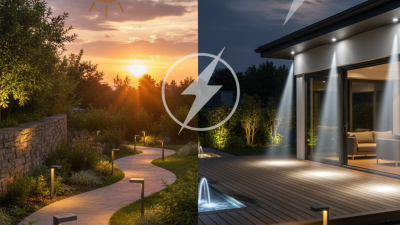 How to Choose Between Solar and Electric Outdoor Lights?