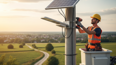 How to Install Solar Lights on Concrete Poles Easily?