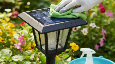 How to Clean Solar Panels on Outdoor Lights Effectively?