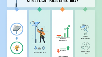 How to Clean Solar Panels on High Street Light Poles Effectively?