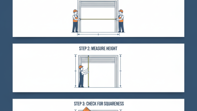 How to Measure a Rough Opening for Overhead Lifting Doors?