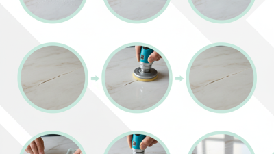 How to fix deep scratches in a marble dining table easily?