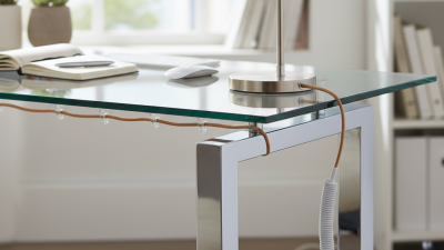 How to Effectively Hide Lamp Cords on a Glass Desk?