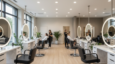 How Much Space Is Needed Between Hair Salon Stations?