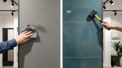 What is the most durable wall covering option available?