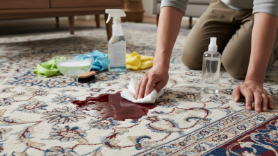 How to Remove Stains from Decorative Home Carpets Easily?
