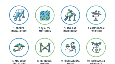 Top 10 Ways to Prevent Wind Damage to Solar Panels?