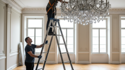 How to Clean a High Ceiling Chandelier Easily and Safely?