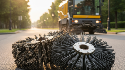How often should street sweeper brushes be replaced?