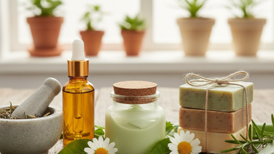 What are the benefits of herbal ingredients in skincare products?