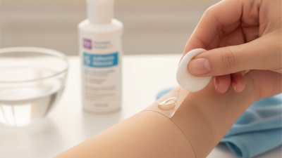 How to safely remove medical adhesive from skin?
