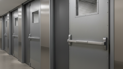 What is the fire rating for commercial steel doors?