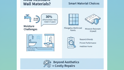 How to Choose Waterproof and Mold Resistant Wall Materials?