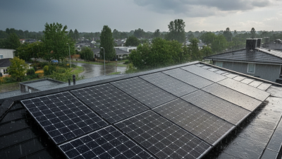 How Does Rain Affect Solar Power Efficiency and Output?