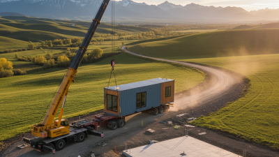 How to Effectively Transport and Install a Container Home?
