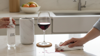 How to Prevent Red Wine Stains on Light Marble Surfaces?