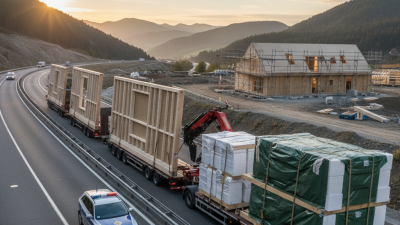 How to Transport Prefabricated House Components Efficiently?