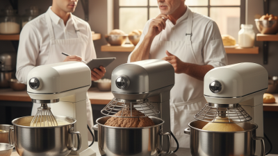How to Choose the Right Commercial Mixers for Your Dough Types?
