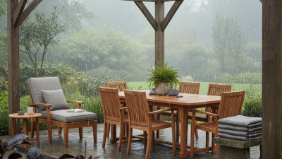 How to Safeguard Outdoor Wooden Furniture from Rain?