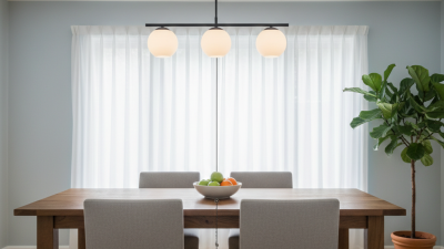 What is the Ideal Height to Hang a Pendant Light Over a Table?