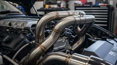 How do performance exhaust parts enhance engine sound quality?