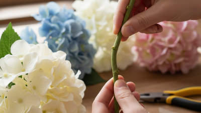 How to Fix Bent Stems on Artificial Hydrangeas Easily?