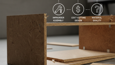 Top 5 Reasons Why Your Particle Board Furniture Fails?